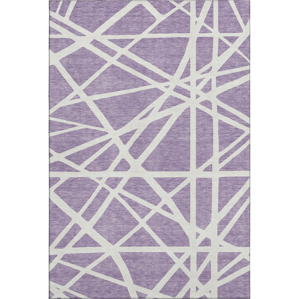Piper Looms Mayfield Geometric AMF1040 Lavender Machine Washable Area Rug main image