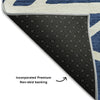 Piper Looms Mayfield Geometric AMF1040 Navy Machine Washable Area Rug Backing Image