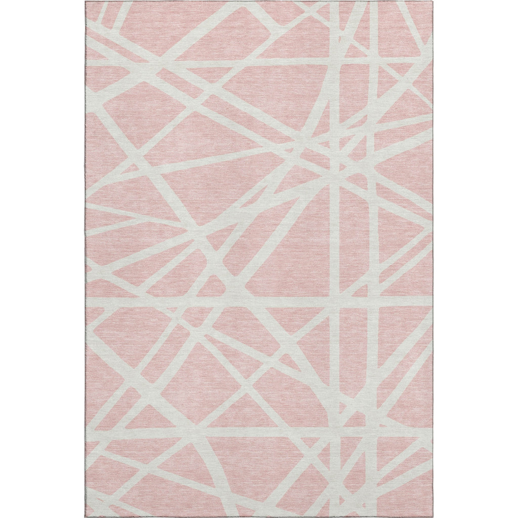 Piper Looms Mayfield Geometric AMF1040 Pink Machine Washable Area Rug main image