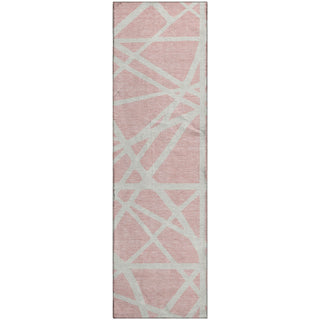 Piper Looms Mayfield Geometric AMF1040 Pink Machine Washable Area Rug Runner Main Image
