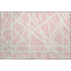 Piper Looms Mayfield Geometric AMF1040 Pink Machine Washable Area Rug Scatter Main Image