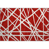 Piper Looms Mayfield Geometric AMF1040 Red Machine Washable Area Rug Scatter Main Image