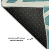 Piper Looms Mayfield Geometric AMF1040 Teal Machine Washable Area Rug Backing Image