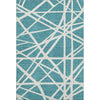 Piper Looms Mayfield Geometric AMF1040 Teal Machine Washable Area Rug main image