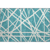 Piper Looms Mayfield Geometric AMF1040 Teal Machine Washable Area Rug Scatter Main Image
