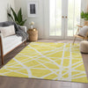 Piper Looms Mayfield Geometric AMF1040 Yellow Machine Washable Area Rug Lifestyle Image Feature
