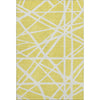 Piper Looms Mayfield Geometric AMF1040 Yellow Machine Washable Area Rug main image