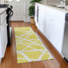 Piper Looms Mayfield Geometric AMF1040 Yellow Machine Washable Area Rug Runner Lifestyle Image Feature