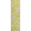 Piper Looms Mayfield Geometric AMF1040 Yellow Machine Washable Area Rug Runner Main Image