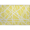 Piper Looms Mayfield Geometric AMF1040 Yellow Machine Washable Area Rug Scatter Main Image