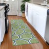 Piper Looms Mayfield Circles AMF1041 Aloe Machine Washable Area Rug Runner Lifestyle Image Feature
