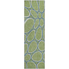 Piper Looms Mayfield Circles AMF1041 Aloe Machine Washable Area Rug Runner Main Image
