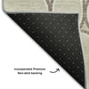 Piper Looms Mayfield Circles AMF1041 Beige Machine Washable Area Rug Backing Image