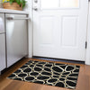 Piper Looms Mayfield Circles AMF1041 Black Machine Washable Area Rug Scatter Lifestyle Image Feature