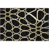 Piper Looms Mayfield Circles AMF1041 Black Machine Washable Area Rug Scatter Main Image
