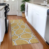Piper Looms Mayfield Circles AMF1041 Gold Machine Washable Area Rug Runner Lifestyle Image Feature