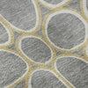 Piper Looms Mayfield Circles AMF1041 Gray Machine Washable Area Rug Swatch Image