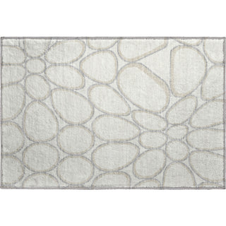 Piper Looms Mayfield Circles AMF1041 Ivory Machine Washable Area Rug Scatter Main Image