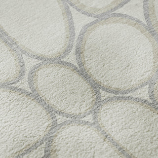 Piper Looms Mayfield Circles AMF1041 Ivory Machine Washable Area Rug Swatch Image