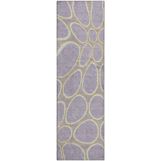 Piper Looms Mayfield Circles AMF1041 Lavender Machine Washable Area Rug Runner Main Image