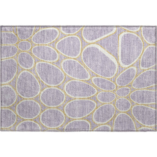 Piper Looms Mayfield Circles AMF1041 Lavender Machine Washable Area Rug Scatter Main Image