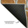 Piper Looms Mayfield Circles AMF1041 Paprika Machine Washable Area Rug Backing Image