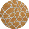Piper Looms Mayfield Circles AMF1041 Paprika Machine Washable Area Rug Round Main Image