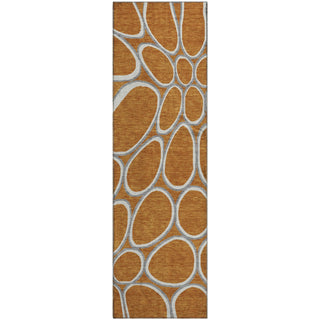 Piper Looms Mayfield Circles AMF1041 Paprika Machine Washable Area Rug Runner Main Image