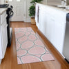 Piper Looms Mayfield Circles AMF1041 Pink Machine Washable Area Rug Runner Lifestyle Image Feature