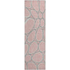 Piper Looms Mayfield Circles AMF1041 Pink Machine Washable Area Rug Runner Main Image