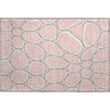 Piper Looms Mayfield Circles AMF1041 Pink Machine Washable Area Rug Scatter Main Image