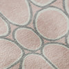 Piper Looms Mayfield Circles AMF1041 Pink Machine Washable Area Rug Swatch Image