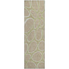 Piper Looms Mayfield Circles AMF1041 Tan Machine Washable Area Rug Runner Main Image