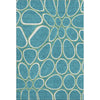 Piper Looms Mayfield Circles AMF1041 Teal Machine Washable Area Rug main image