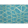 Piper Looms Mayfield Circles AMF1041 Teal Machine Washable Area Rug Scatter Main Image