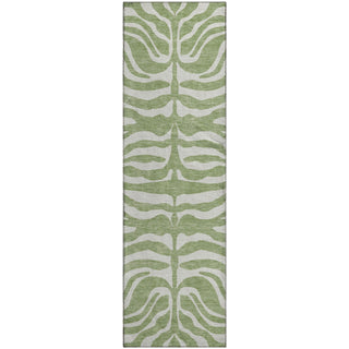 Piper Looms Mayfield Animal Print AMF1042 Aloe Machine Washable Area Rug Runner Main Image