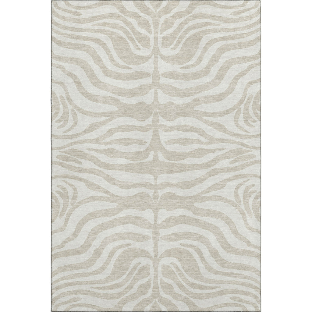 Piper Looms Mayfield Animal Print AMF1042 Beige Machine Washable Area Rug main image
