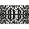 Piper Looms Mayfield Animal Print AMF1042 Black Machine Washable Area Rug Scatter Main Image