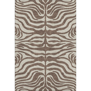 Piper Looms Mayfield Animal Print AMF1042 Brown Machine Washable Area Rug main image