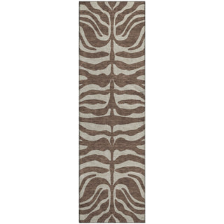 Piper Looms Mayfield Animal Print AMF1042 Brown Machine Washable Area Rug Runner Main Image