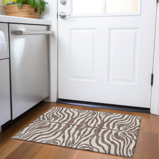 Piper Looms Mayfield Animal Print AMF1042 Brown Machine Washable Area Rug Scatter Lifestyle Image Feature