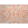 Piper Looms Mayfield Animal Print AMF1042 Coral Machine Washable Area Rug Scatter Main Image