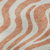 Piper Looms Mayfield Animal Print AMF1042 Coral Machine Washable Area Rug Swatch Image