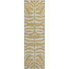 Piper Looms Mayfield Animal Print AMF1042 Gold Machine Washable Area Rug Runner Main Image