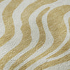 Piper Looms Mayfield Animal Print AMF1042 Gold Machine Washable Area Rug Swatch Image