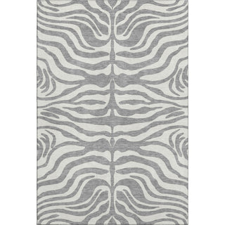 Piper Looms Mayfield Animal Print AMF1042 Gray Machine Washable Area Rug main image