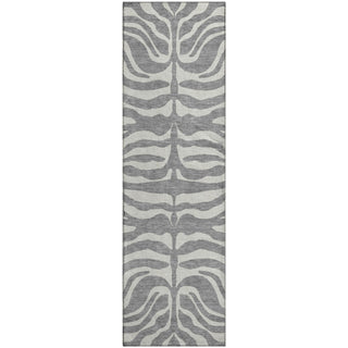 Piper Looms Mayfield Animal Print AMF1042 Gray Machine Washable Area Rug Runner Main Image
