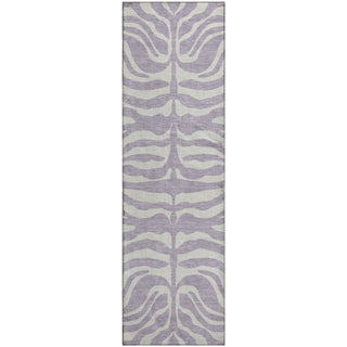 Piper Looms Mayfield Animal Print AMF1042 Lavender Machine Washable Area Rug Runner Main Image