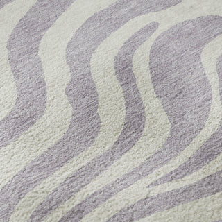 Piper Looms Mayfield Animal Print AMF1042 Lavender Machine Washable Area Rug Swatch Image