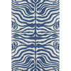 Piper Looms Mayfield Animal Print AMF1042 Navy Machine Washable Area Rug main image